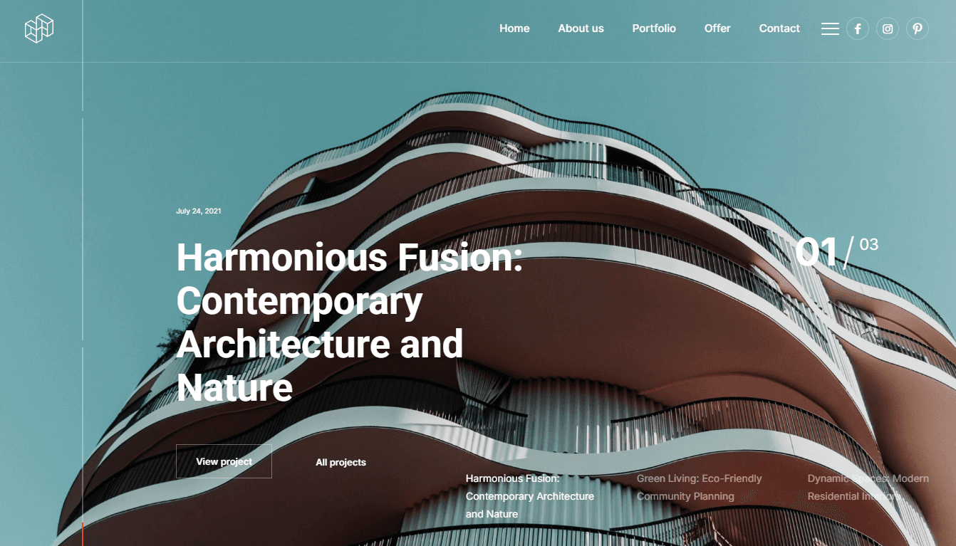 Screenshot 1 - Siti Web per Agenzie Immobiliari