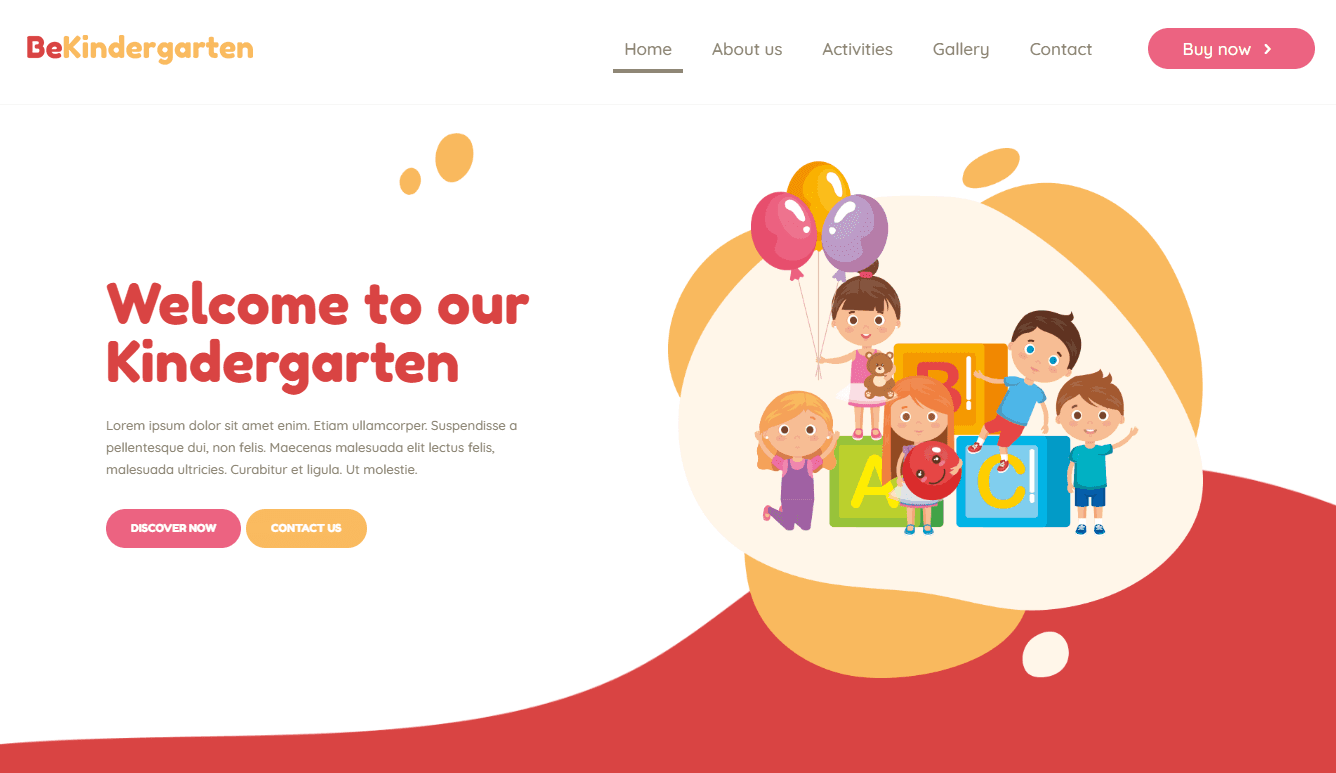 Screenshot 5 - Siti Web per Asili Nido