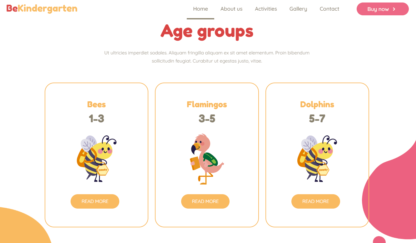 Screenshot 6 - Siti Web per Asili Nido