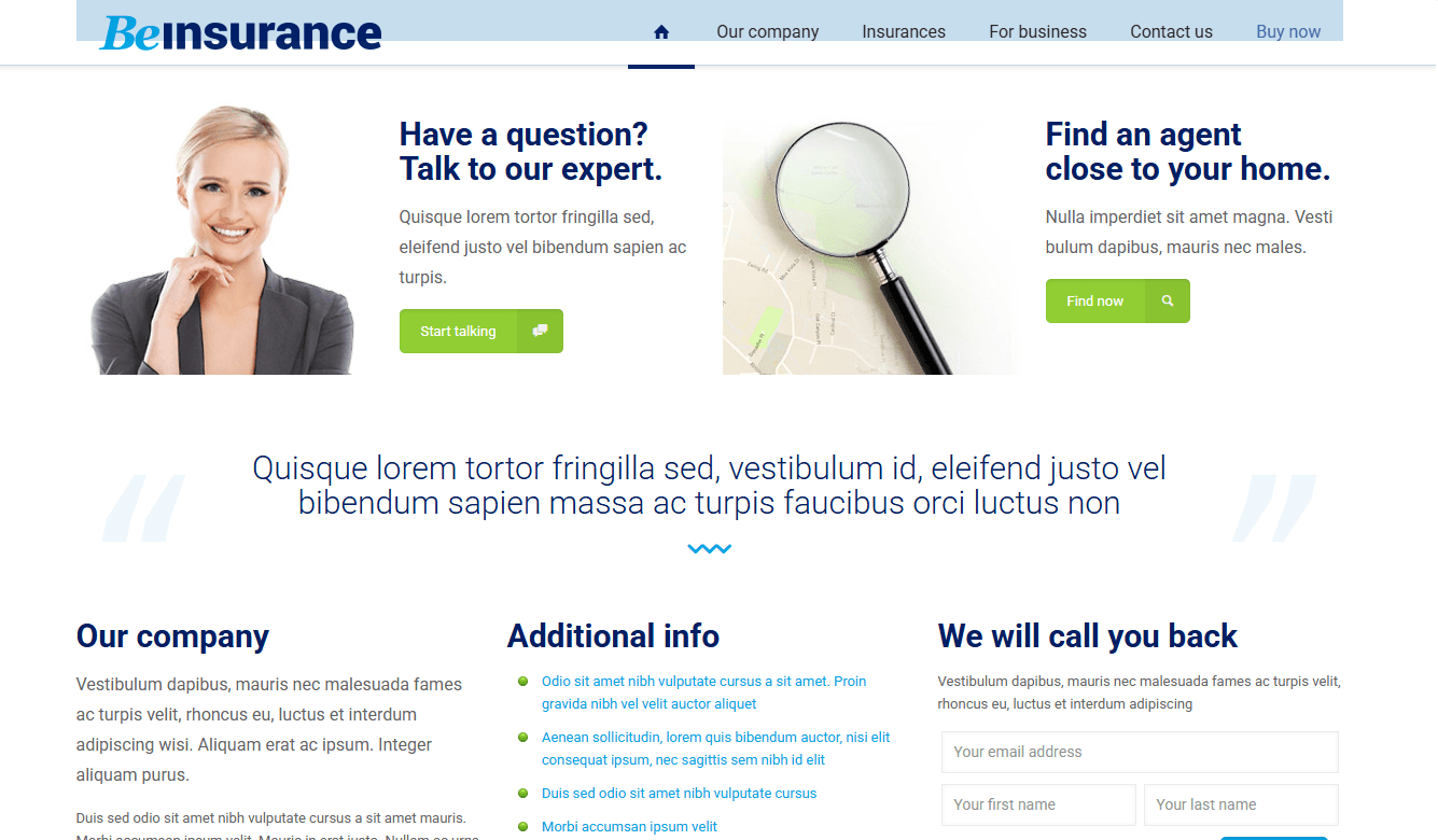 Screenshot 6 - Siti Web per Agenzie Assicurative