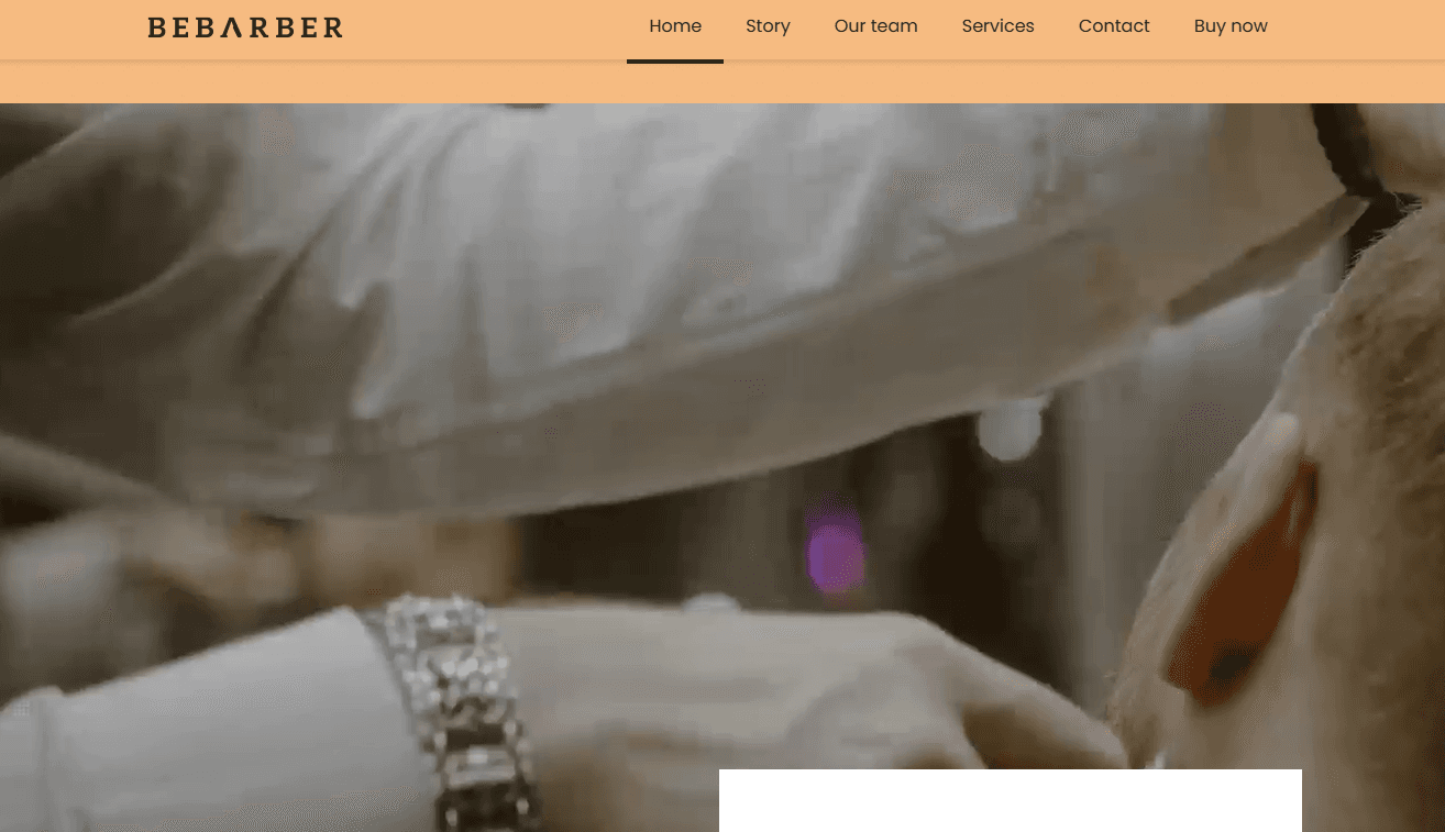 Screenshot 1 - Siti Web per Barbieri