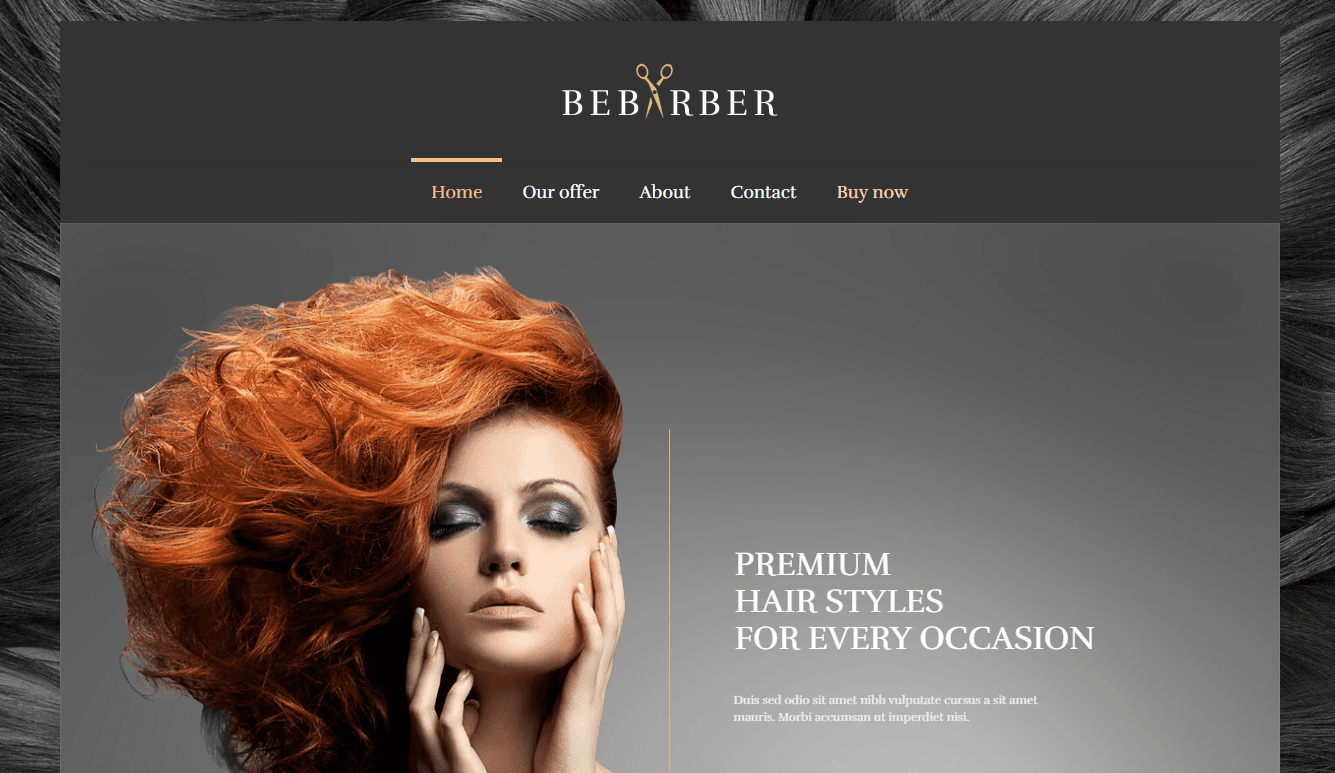 Screenshot 6 - Siti Web per Barbieri