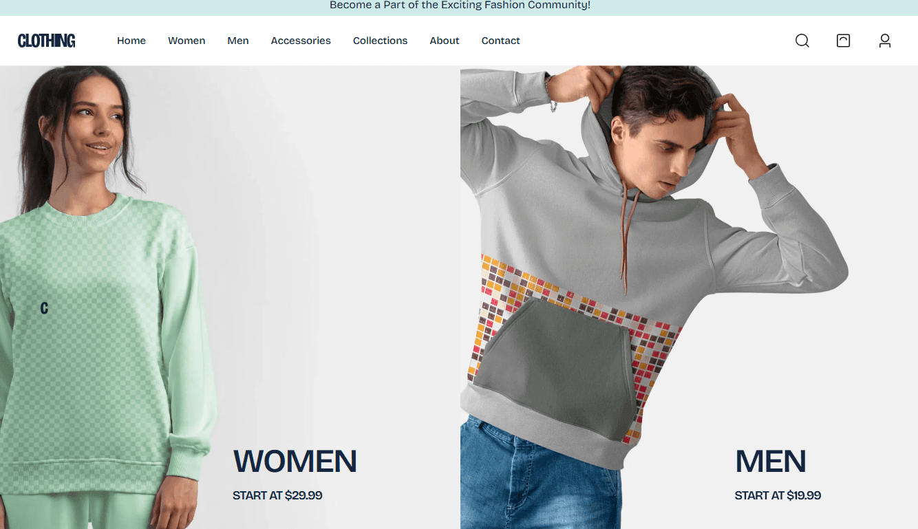 Screenshot 3 - Siti Web per Negozi Calzature