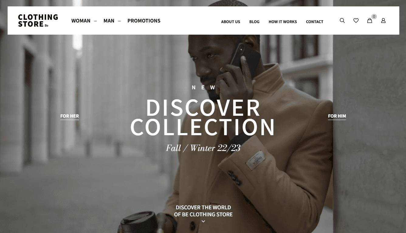 Screenshot 5 - Siti Web per Negozi Calzature