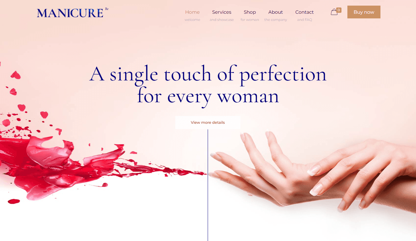 Screenshot 1 - Siti Web per Centri Estetici