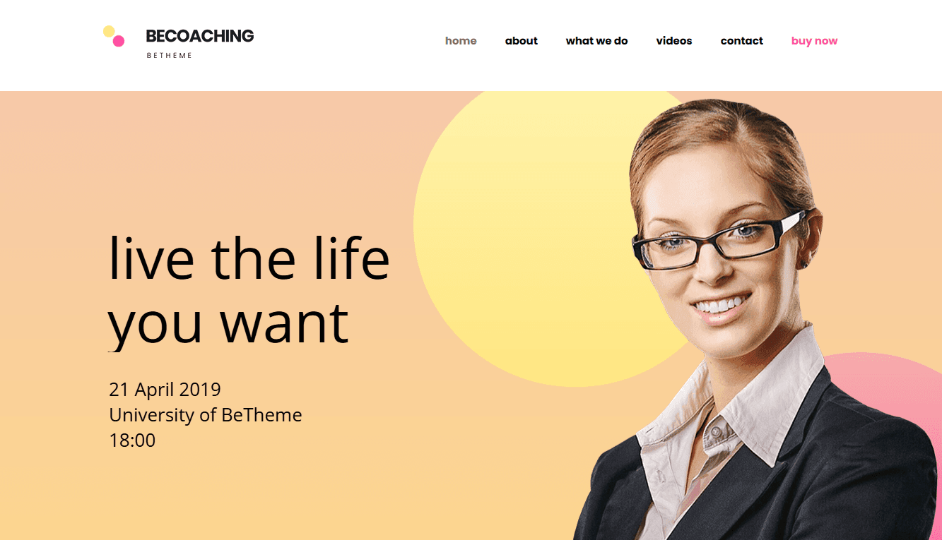 Screenshot 2 - Siti Web per Coach