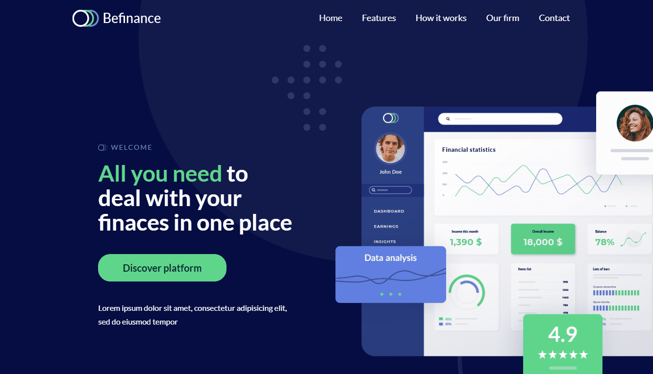 Screenshot 3 - Siti Web per Consulenti Finanziari