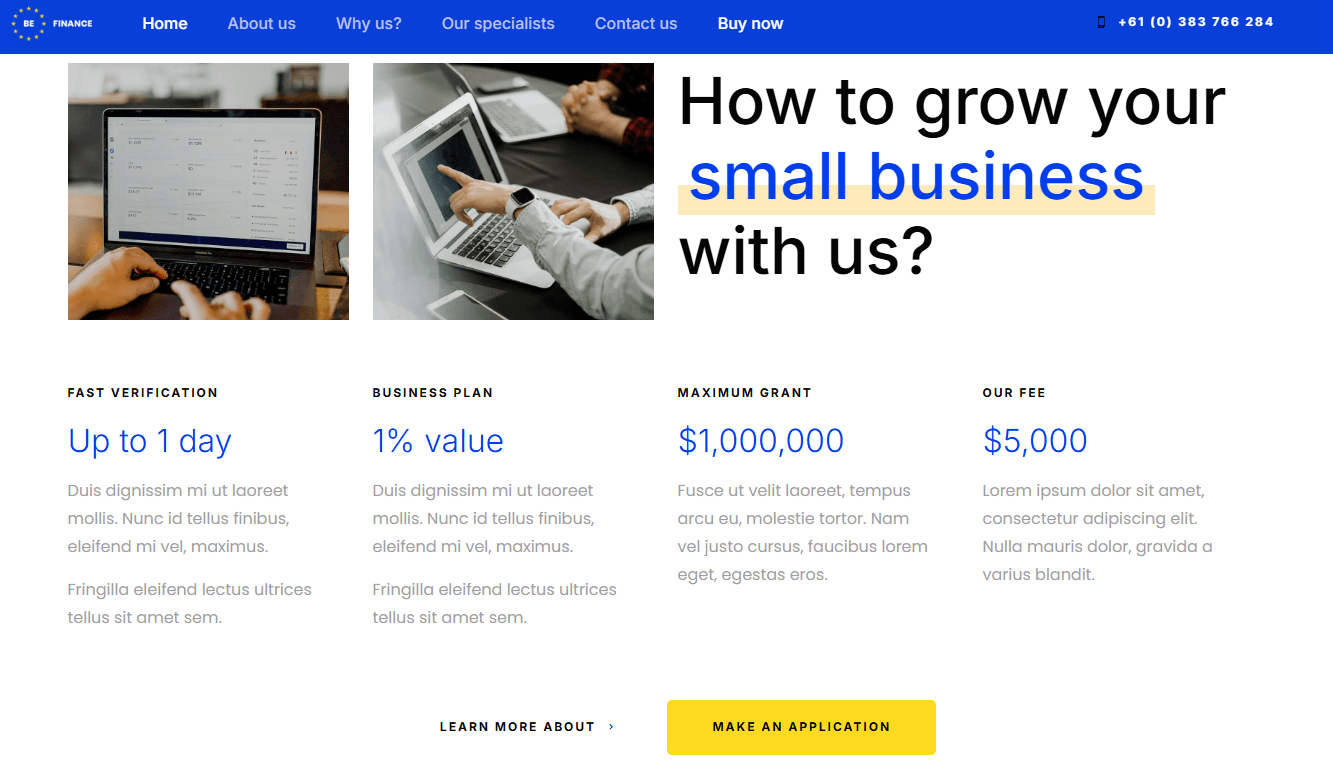 Screenshot 6 - Siti Web per Consulenti Finanziari