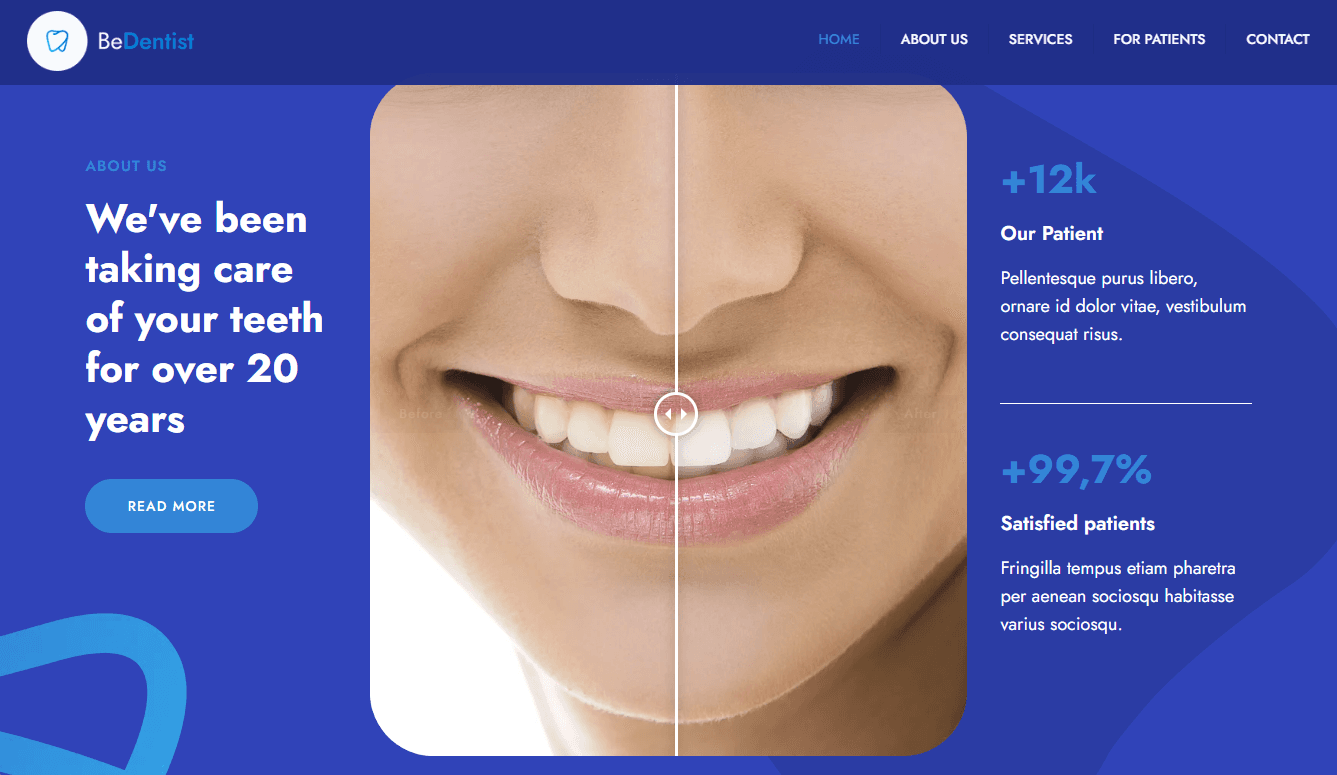 Screenshot 3 - Siti Web per Dentisti