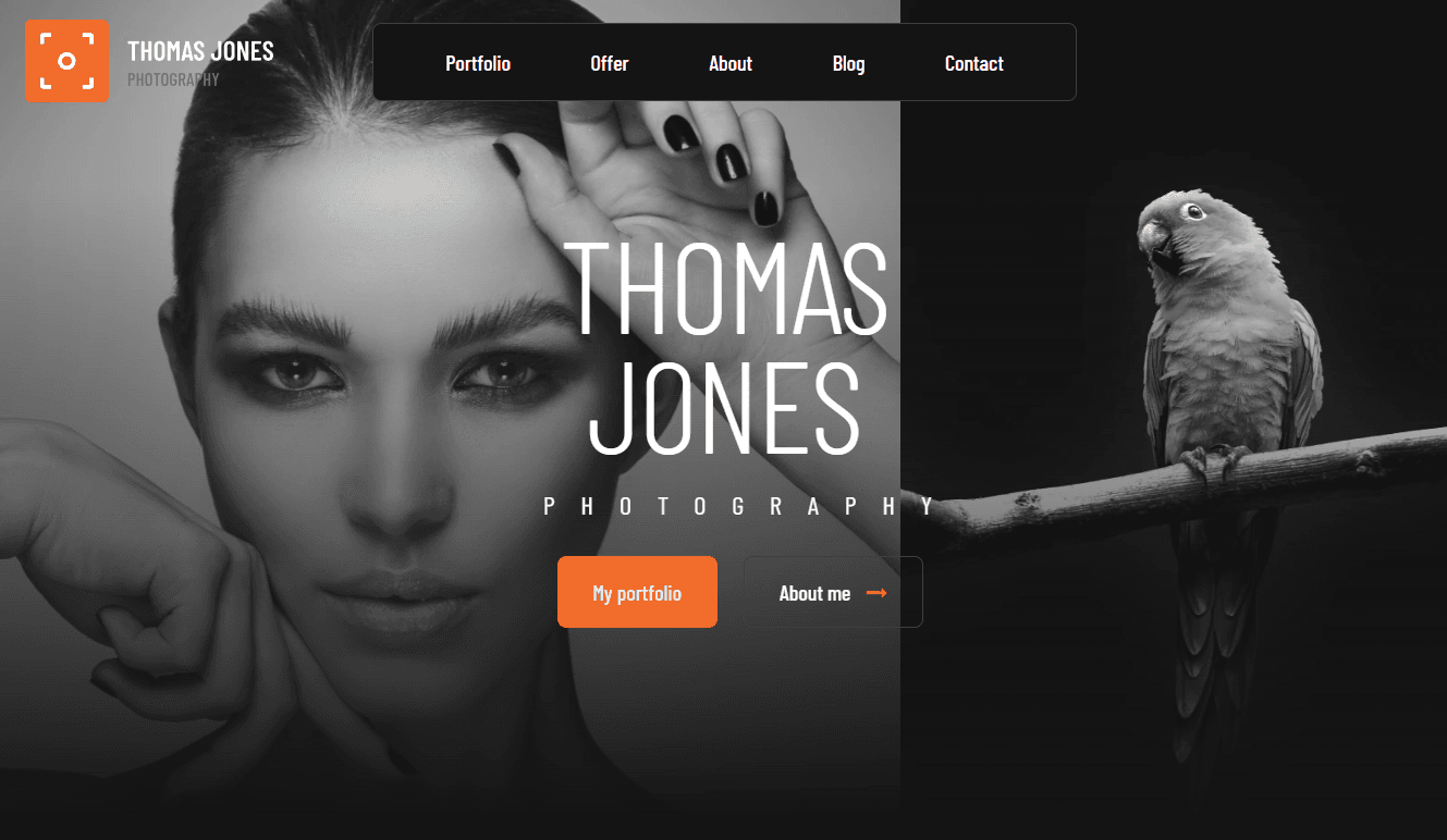 Screenshot 1 - Siti Web per Fotografi