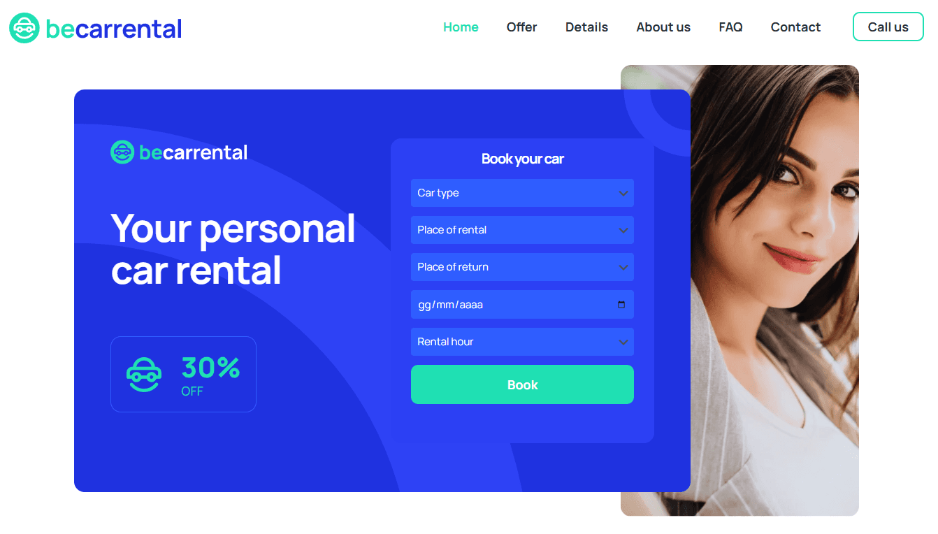 Screenshot 2 - Siti Web per Concessionarie Auto