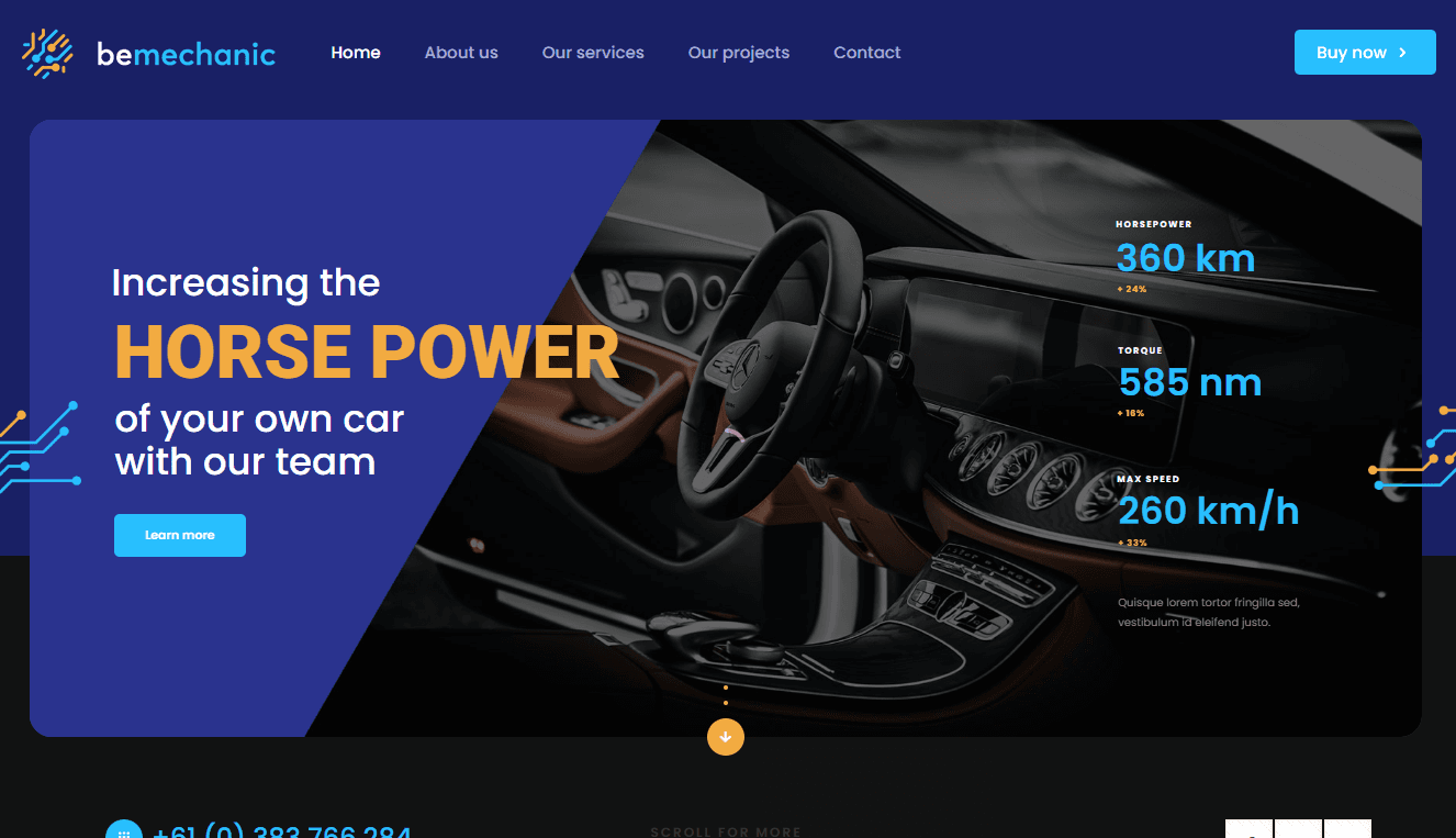 Screenshot 3 - Siti Web per Concessionarie Auto