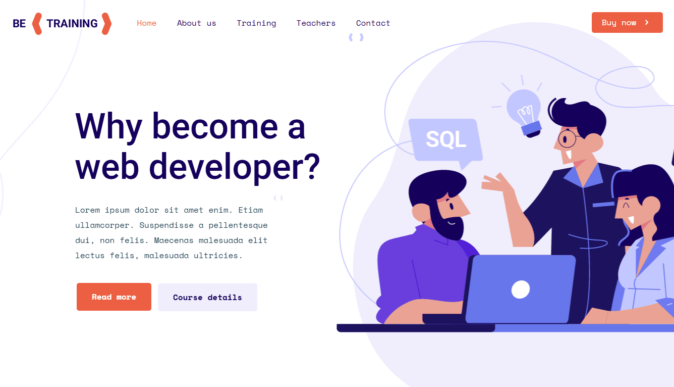 Screenshot 4 - Siti Web per Corsi di Formazione